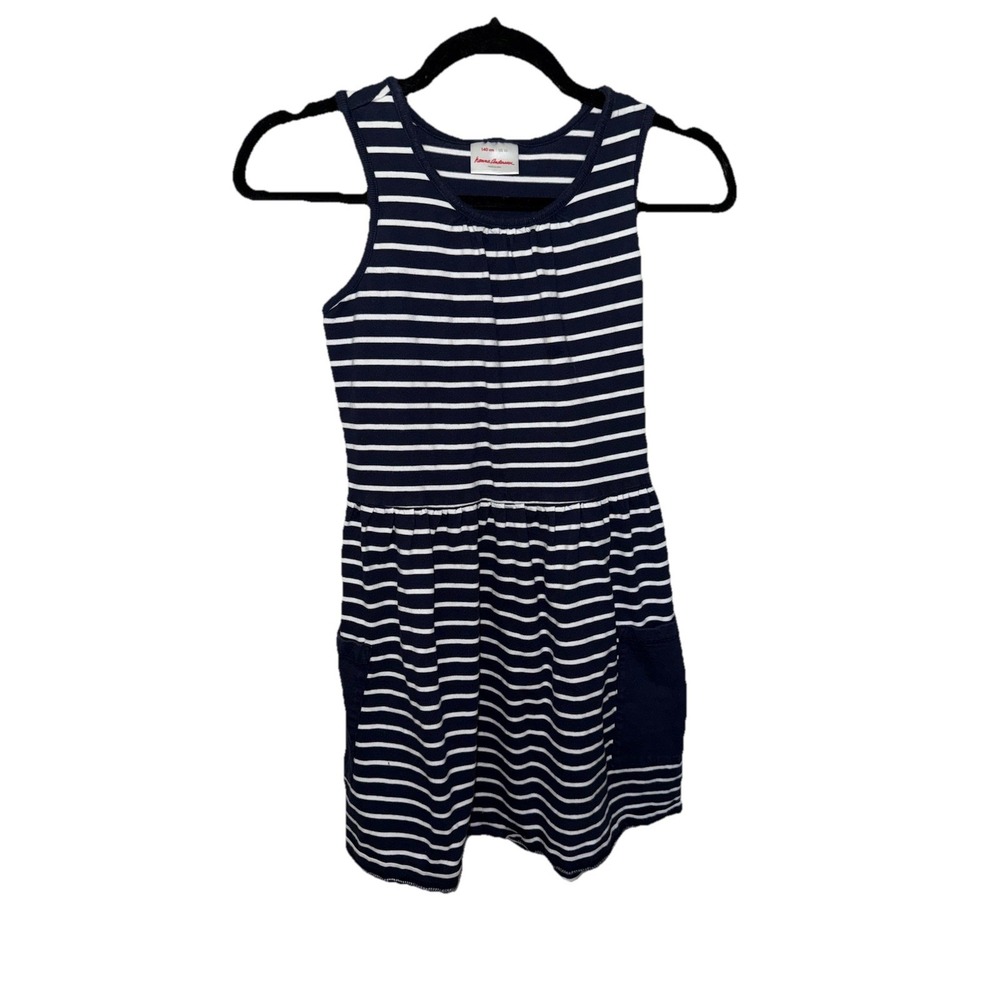 Hanna Andersson Girl's Striped‎ Swing Dress Size 10 Playtime Summer Coastal